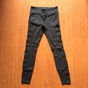 Forever 21 - black mesh detail leggings